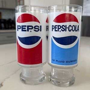 Vintage Pepsi glasses